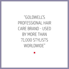 Goldwell after use smooth hair result showing reduced frizz benefit