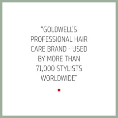 Goldwell product dispensed in hand demonstrating easy application