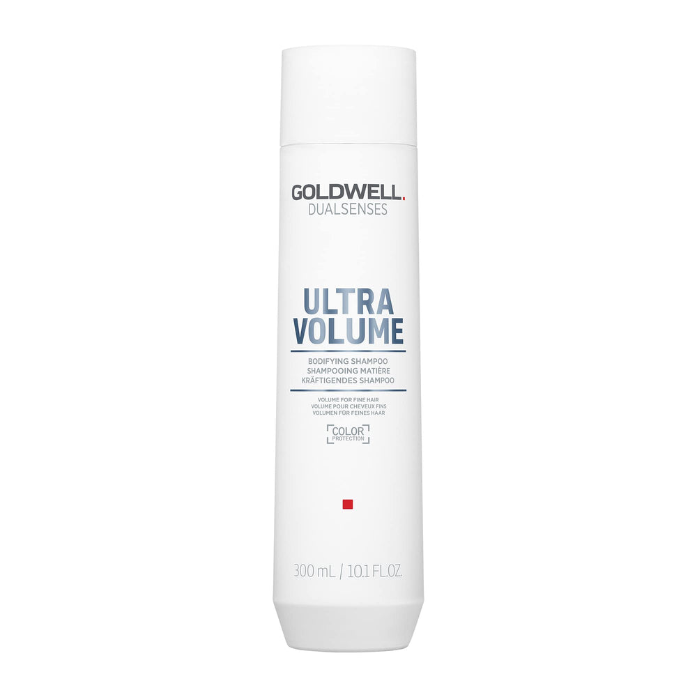 Goldwell bottle front packaging showing label and volume benefit
