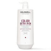 Goldwell front bottle showing 1L label and professional color care benefit
