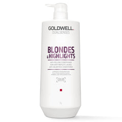 Goldwell bottle front packaging showing product clarity and professional finish benefit
