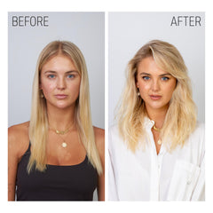 Goldwell mousse dispensed in hand for easy application benefit