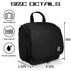 Goloni open and hanging with packed compartments for quick access
