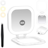 GOMIPURU front view showing sleek compact mirror and travel convenience