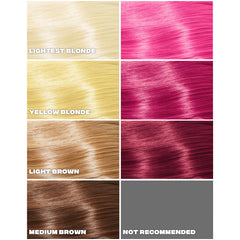 Good Dye Young Brainwash being applied in salon for even vibrant pink coverage