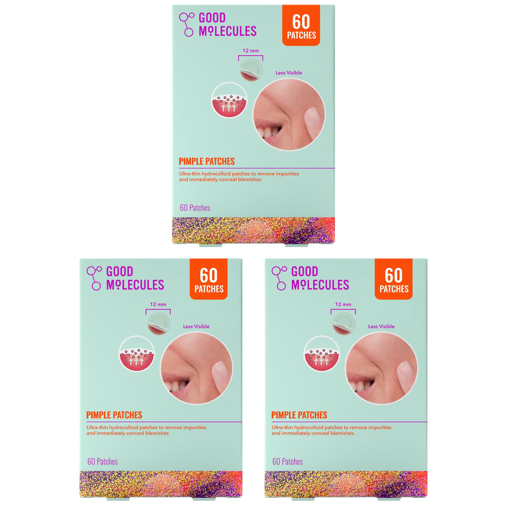 Good Molecules front packaging showing three 60-count units and value advantage
