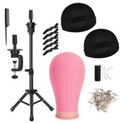 GOODColla front view mannequin head showing natural shape and styling benefit