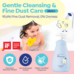GOONGBE pump dispensing foam for quick use and easy bath routines benefit