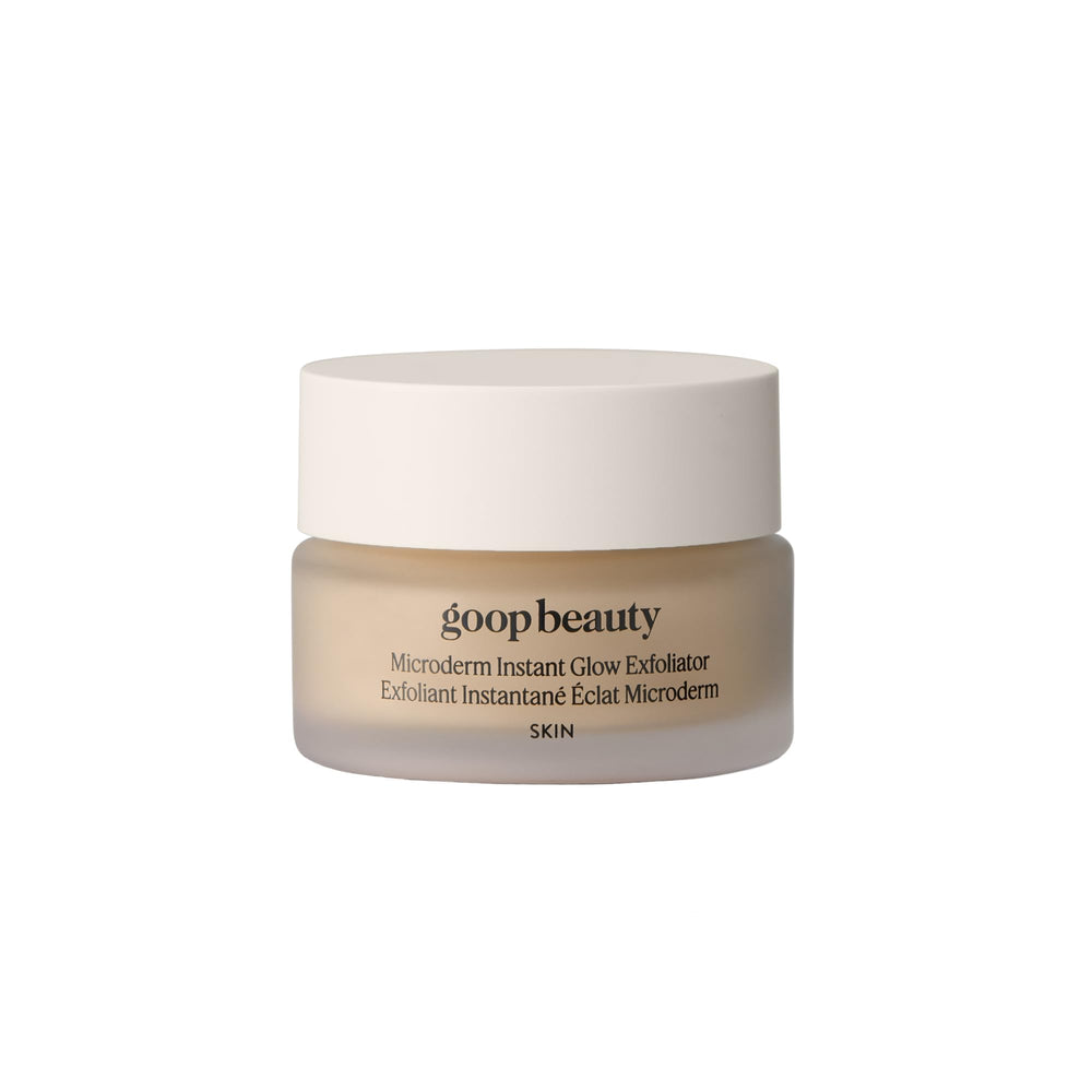 goop front packaging showing compact 0.5 fl oz jar and label benefit