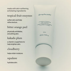 goop texture close-up of jelly cleanser showing soft springy gel and gentle polish