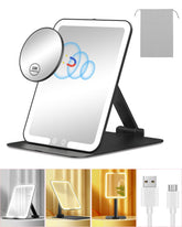 Gospire front view of folded mirror showing compact portability and clarity