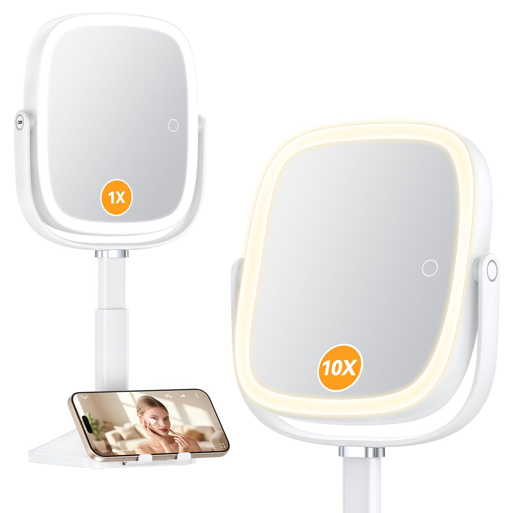 Gospire front view of rectangular mirror showing balanced framing and clarity