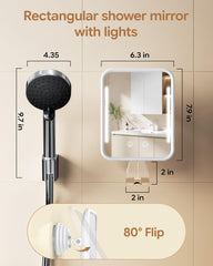 Gospire dual LED lighting close-up for shadow-free grooming