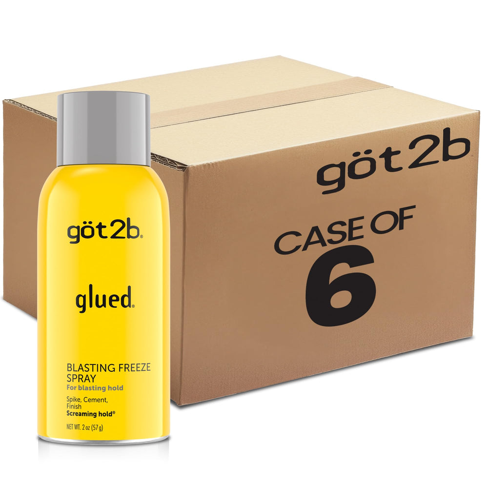 got2b Glued mini front packaging showing compact travel-ready can and bold branding