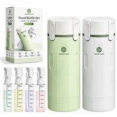 GPQVTVM front view of 4-in-1 dispenser showing compact travel benefit