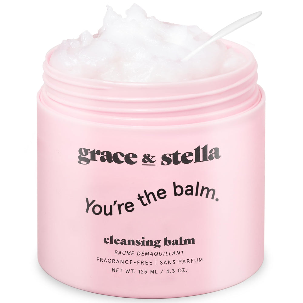 grace & stella front jar showing product label and clean packaging benefit