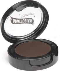 Graftobian front compact view showing Espresso Brown shade and tidy packaging benefit
