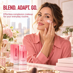 Granado foundation texture close-up showing lightweight, blendable consistency for smooth application