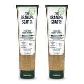 Grandpa's front packaging showing tube and two-pack, clear product identity