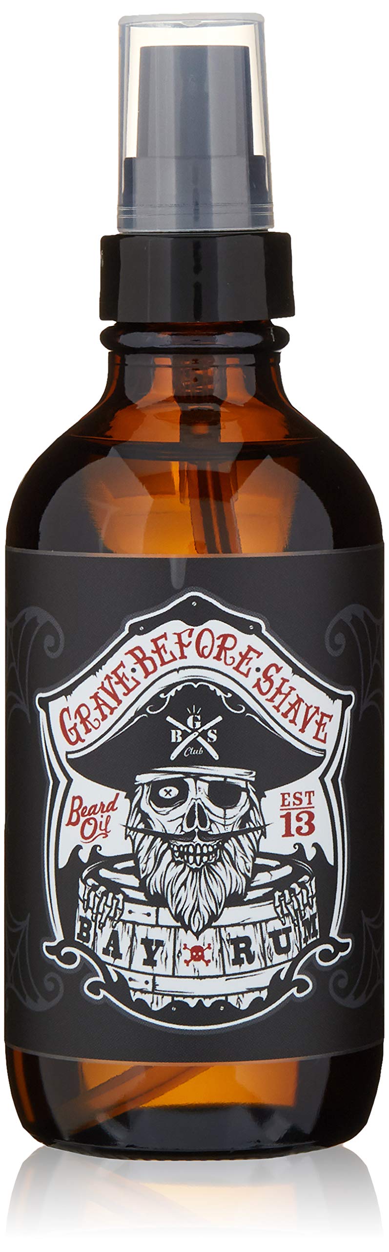 Grave Before Shave front bottle showing label and 4 oz size, highlights value