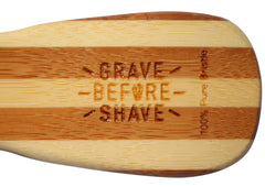 Grave Before Shave brush in use grooming beard for even oil distribution