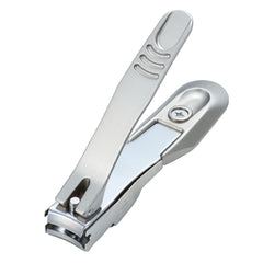 GREEN BELL clipper held in hand to show size and ergonomic balance for comfortable use