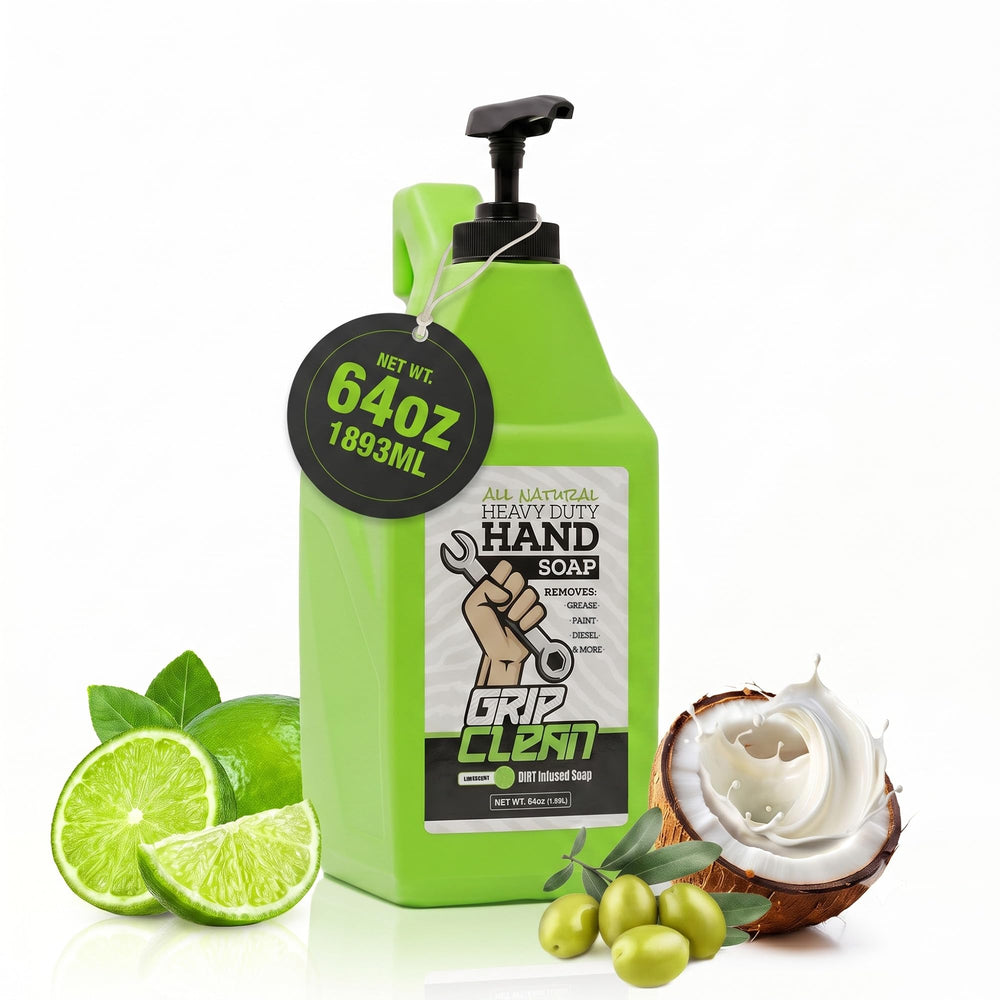 Grip Clean 64 oz front packaging showing product for heavy-duty cleaning
