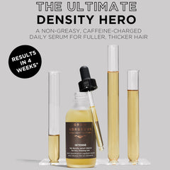 Grow Gorgeous serum texture close-up highlighting lightweight, non-greasy formula