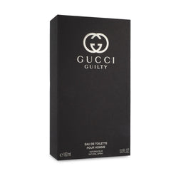 Gucci lifestyle image of man wearing fragrance conveying stylish confidence and versatile use