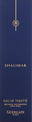 Guerlain Shalimar close-up label detail highlighting brand authenticity