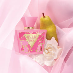 GUESS label close-up highlighting scent name and attractive packaging