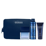 GUESS Seductive Homme Blue front packaging showing bottle and pouch, gift-ready