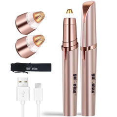 gurelax rose gold front view showing compact design and cosmetic finish for travel convenience