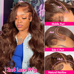 Gusif close-up of body wave texture highlighting soft bounce and smoothness