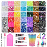 Gybver front packaging showing full rhinestone kit and tools for immediate crafting