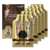 HAARAZ box front showing dark brown sachets and brand, highlights convenience