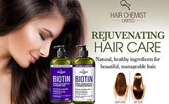 Hair Chemist shampoo pump close-up illustrating easy dispensing and control