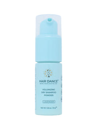Hair Dance front jar showing lavender scent and travel size benefit