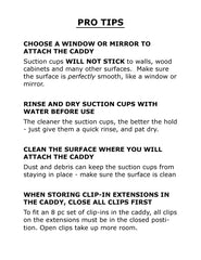 Hair Works close-up of suction cups demonstrating strong hold for stable styling and washing