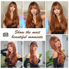 HAIRCUBE detailed shot of layered bangs hiding hairline for realistic look