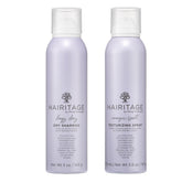 Hairitage Lazy Day front view showing translucent dry shampoo for oil control