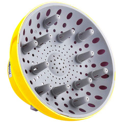 Hairizone lemon diffuser front view showing wide coverage and fast drying benefit