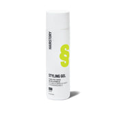 Hairstory front packaging showing label and 8 oz bottle, clear definition