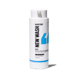 Hairstory bottle front view showing product and clear benefits
