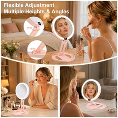 HAISSKY rotating double-sided head illustrating smooth flipping between magnifications