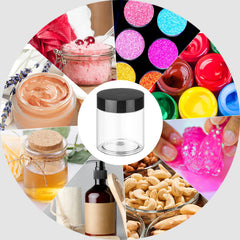 Hajoyful jar filled with body butter texture visible, ideal for cosmetics