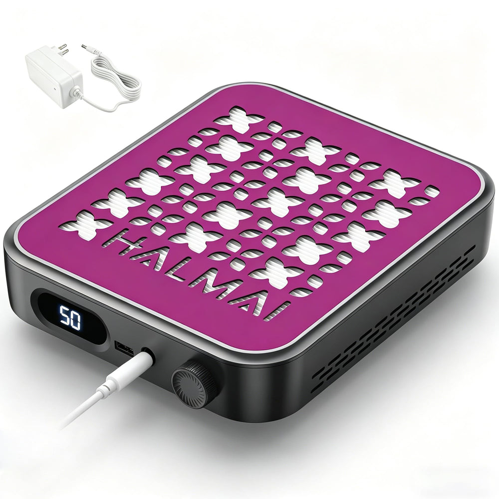 HALMAI front view on table showing compact design and easy placement