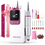 HALMAI front view of pen drill showing compact design and portability
