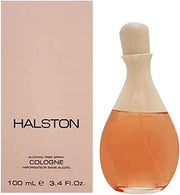 Halston front bottle display showing label and elegant silhouette for recognizable style