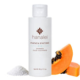 Hanalei papaya enzyme powder front packaging shows product and branding, clear benefit